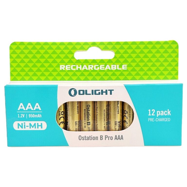 Olight Ostation AAA Akku 950 mAh 1,2 V – 12 Stück